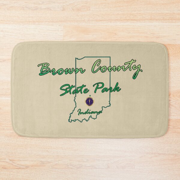 Item preview, Brown County State Park Indiana map designed and sold by studioss76.