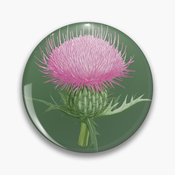 Item preview, Circium Dicolor Field Thistle Flower designed and sold by Nick Garnhart.