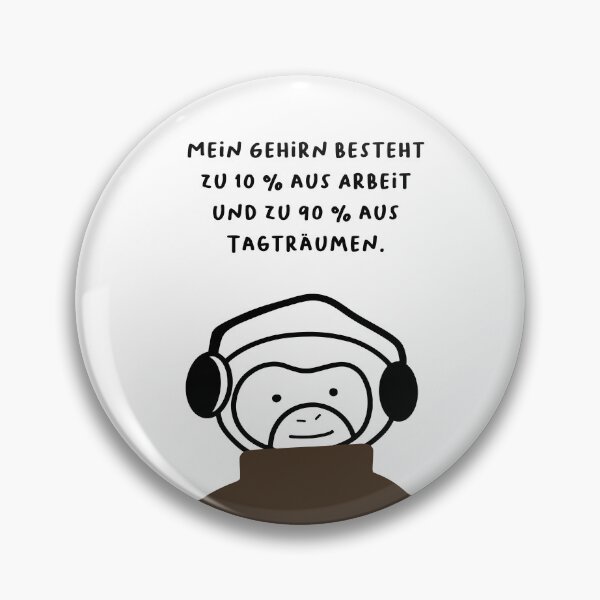 Item preview, Mein Gehirn besteht zu 10 % aus Arbeit und zu 90 % aus Tagträumen | Handwritten-style Font designed and sold by RM-Journey.