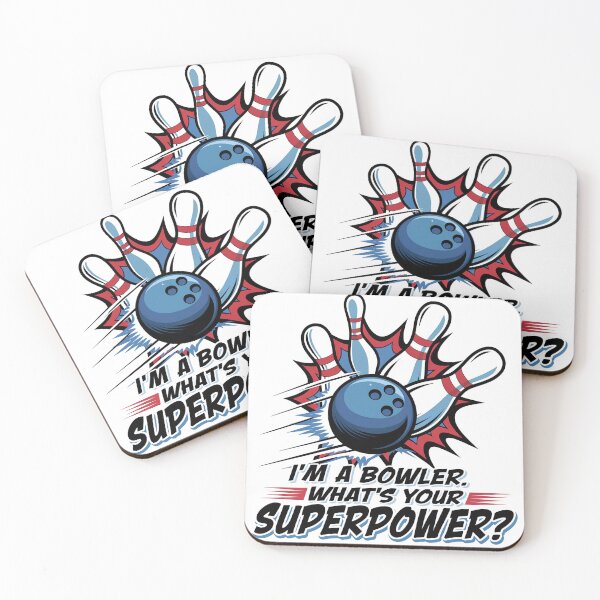 Item preview, iam a bowler whats your superpower, funny bowling quotes, bowler quotes designed and sold by venavar.