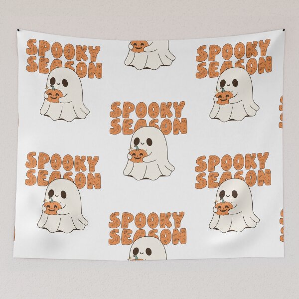 Item preview, Spooky season ghost cute designed and sold by CreativaNook.