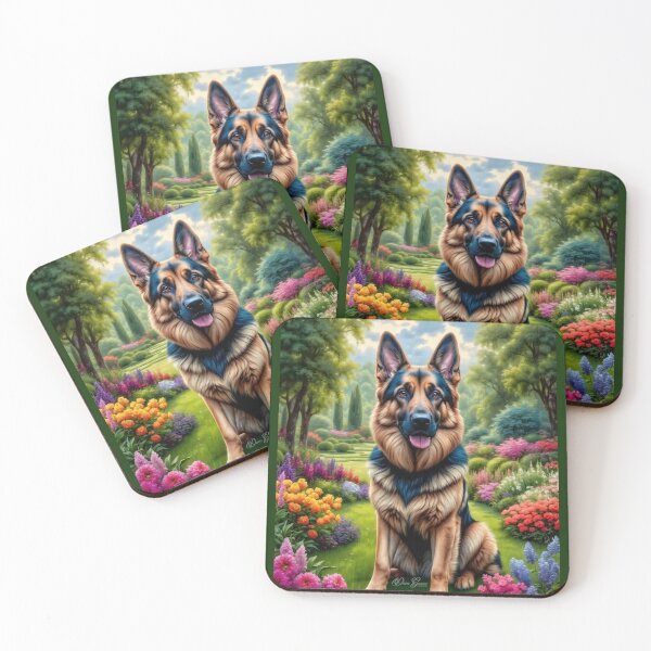 Item preview, Sarge German Shepherd Dog Art designed and sold by Heart and Soul Studio.