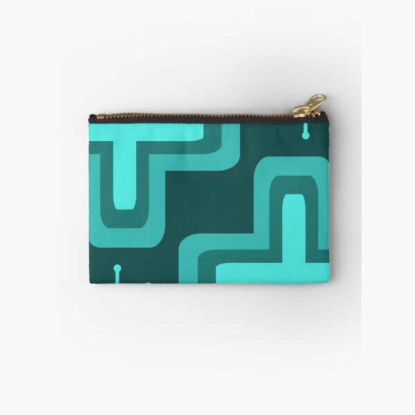 Item preview, Mid Century Modern Crosses Teal designed and sold by thepixelgarden.