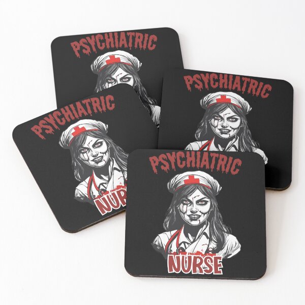 Item preview, Psychiatric Nurse Halloween Medical Horror designed and sold by Quirky Shirts.