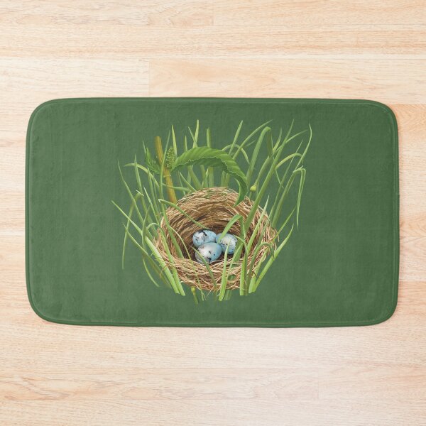 Item preview, Red Winged Blackbird Nest with Three Eggs designed and sold by Nick Garnhart.