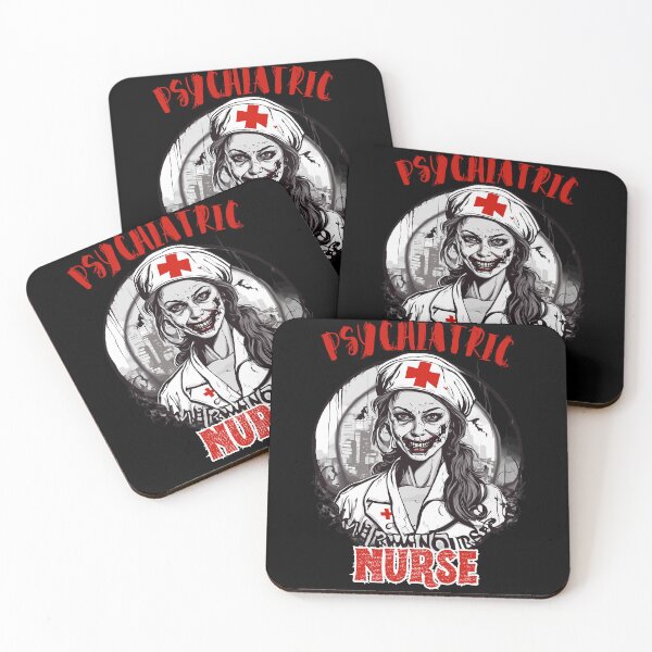 Item preview, Psychiatric Nurse Halloween Horror designed and sold by Quirky Shirts.