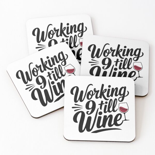 Item preview, Working Nine Till Wine designed and sold by MonaCreations.