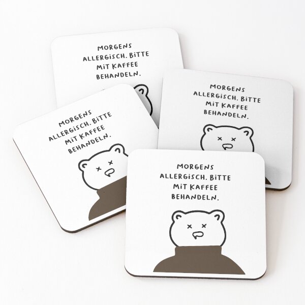 Item preview, Morgens allergisch. Bitte mit Kaffee behandeln. | Handwritten-style Font designed and sold by RM-Journey.