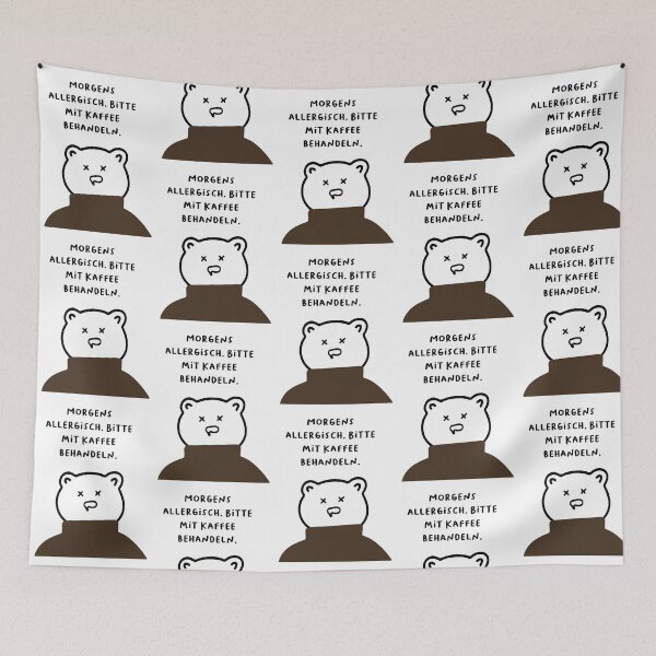 Item preview, Morgens allergisch. Bitte mit Kaffee behandeln. | Handwritten-style Font designed and sold by RM-Journey.