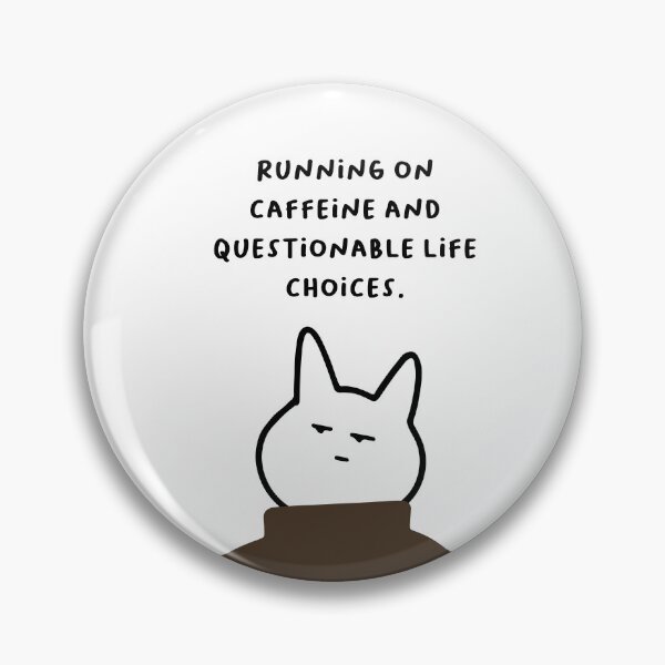 Item preview, Running on caffeine and questionable life choices. | Handwritten-style Font designed and sold by RM-Journey.
