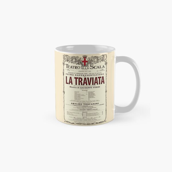 Vista previa del artículo con la obra «Póster Ópera de estilo vintage La Scala La Traviata», diseñado y vendido por travelwitheric.
