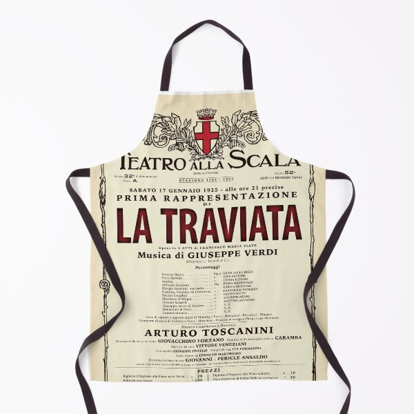 Item preview, Vintage-Style La Scala La Traviata Opera Poster designed and sold by travelwitheric.