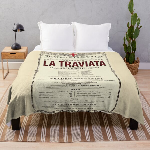 Item preview, Vintage-Style La Scala La Traviata Opera Poster designed and sold by travelwitheric.