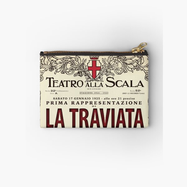 Item preview, Vintage-Style La Scala La Traviata Opera Poster designed and sold by travelwitheric.