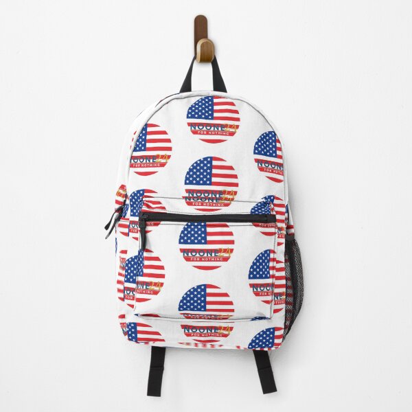 Item preview, Noone for nothing, Nobody for president, funny election pattern designed and sold by ZaniokoDesign.