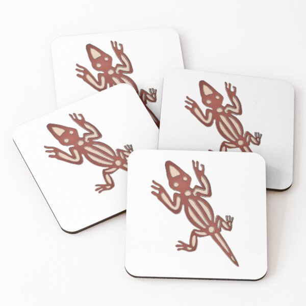 Item preview, Lizard motif flat stamp from Veracruz Mexico designed and sold by DaveDanchuk.