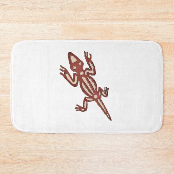 Item preview, Lizard motif flat stamp from Veracruz Mexico designed and sold by DaveDanchuk.
