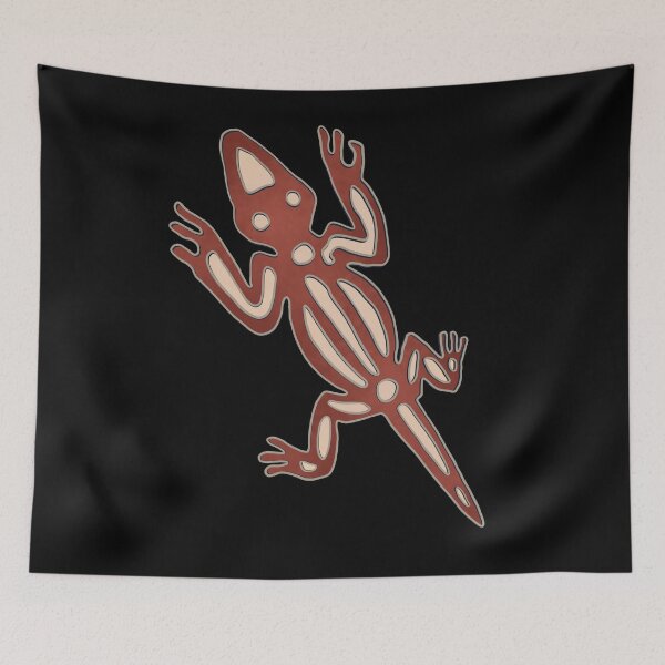 Item preview, Lizard motif flat stamp from Veracruz Mexico designed and sold by DaveDanchuk.