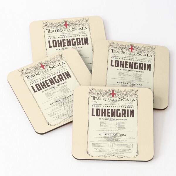 Item preview, Vintage-Style La Scala Lohengrin Opera Poster designed and sold by travelwitheric.