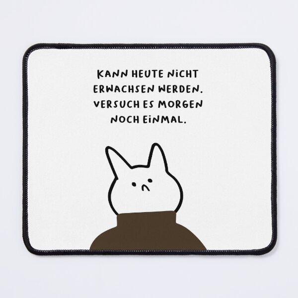 Item preview, Kann heute nicht erwachsen werden. Versuch es morgen noch einmal. | Handwritten-style Font designed and sold by RM-Journey.