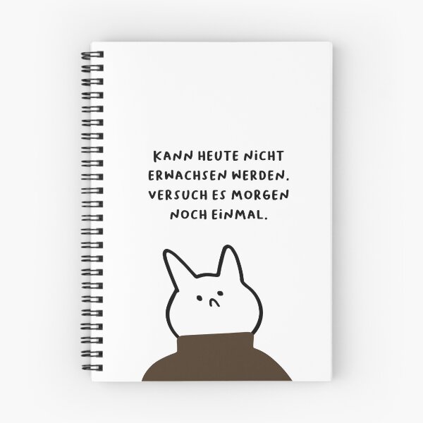 Item preview, Kann heute nicht erwachsen werden. Versuch es morgen noch einmal. | Handwritten-style Font designed and sold by RM-Journey.