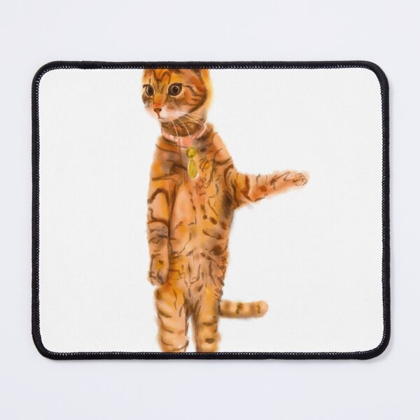 Item preview, Standing Orange Cat designed and sold by QuirkyCritterCo.
