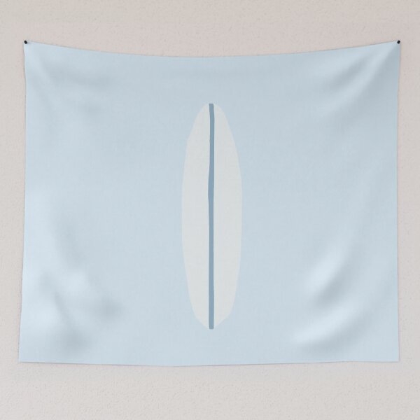 Item preview, Blue Surf Board designed and sold by coastal collective.