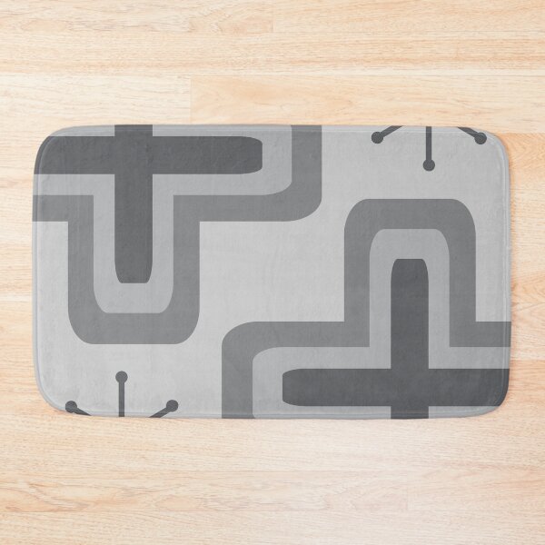 Item preview, Mid Century Modern Crosses Light Gray designed and sold by thepixelgarden.