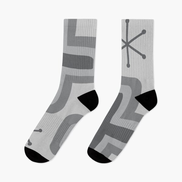 Item preview, Mid Century Modern Crosses Light Gray designed and sold by thepixelgarden.