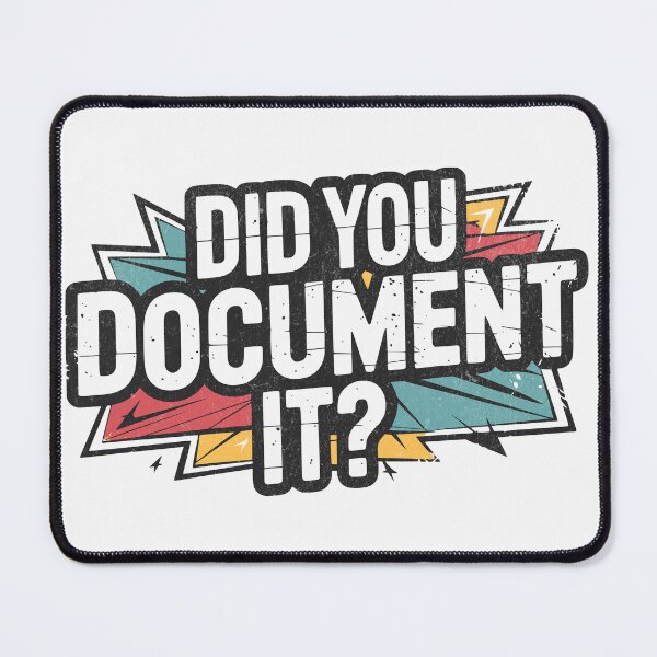 Item preview, Did You Document It - 80s Retro designed and sold by Beanster-nl.