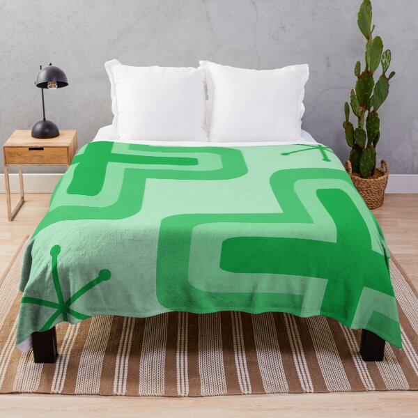 Item preview, Mid Century Modern Crosses Green designed and sold by thepixelgarden.