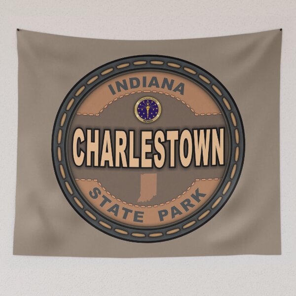 Item preview, Charlestown State Park Indiana stitching effect designed and sold by studioss76.