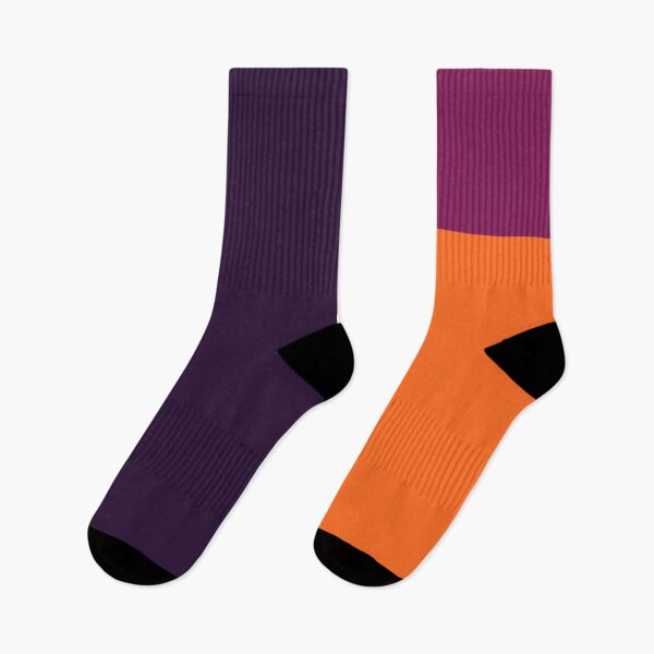 Item preview, Bold Modern Color Block in Dark Purple, Mauve and Orange designed and sold by Deutschic.