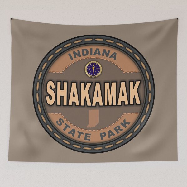 Item preview, Shakamak State Park Indiana stitching effect designed and sold by studioss76.