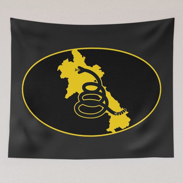 Item preview, LAOS - Freedom Is The Superpower - Modern Gadsden Snake Flag - Dont Tread On Me design designed and sold by pelagio.