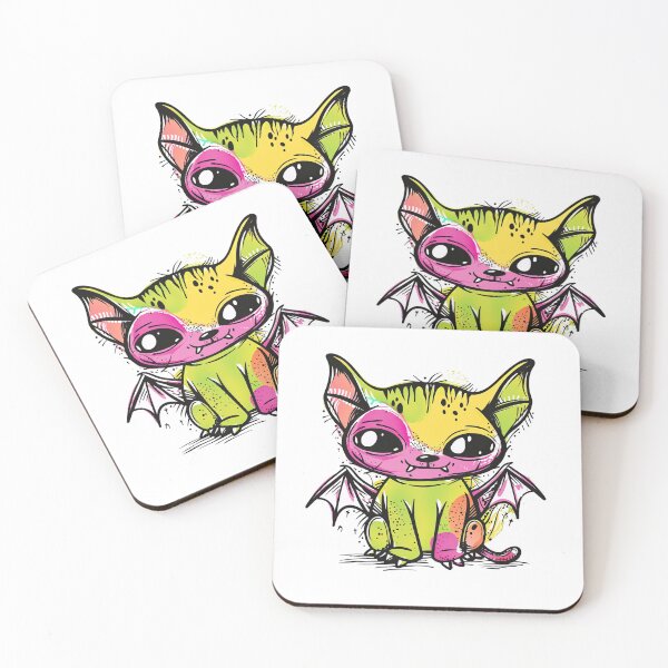 Item preview, Cute and Colorful Cartoon Baby Bat  designed and sold by FrozenRoscoe.