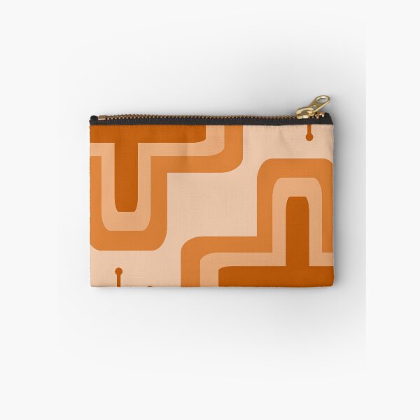 Item preview, Mid Century Modern Crosses Light Orange designed and sold by thepixelgarden.