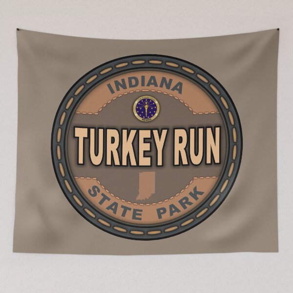Item preview, Turkey Run State Park Indiana stitching effect designed and sold by studioss76.