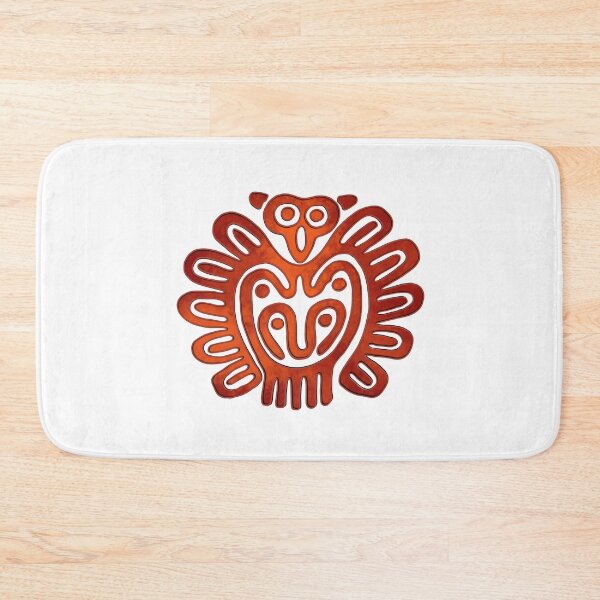 Item preview, Mexican owl, bird flat stamp in red designed and sold by DaveDanchuk.