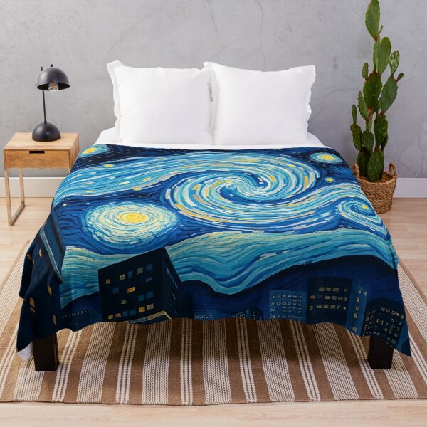 Item preview, Cosmic Spirals Over the City designed and sold by ArtComixHaven.