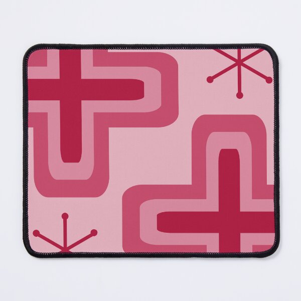 Item preview, Mid Century Modern Crosses Red designed and sold by thepixelgarden.