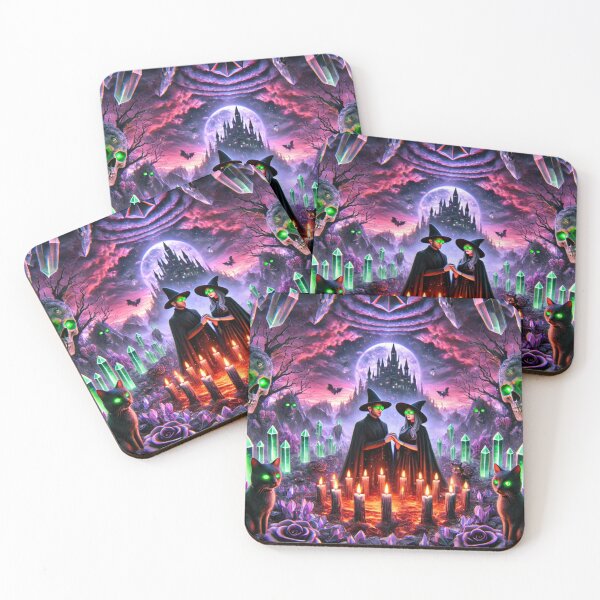 Item preview, Ethereal Witch’s Sacred Union in the Enchanted Forest: Halloween Part III designed and sold by Meta2Physical.