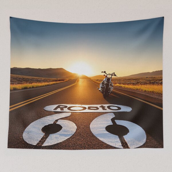 Item preview, a motorcycle on route 66 designed and sold by Karine Dupras.