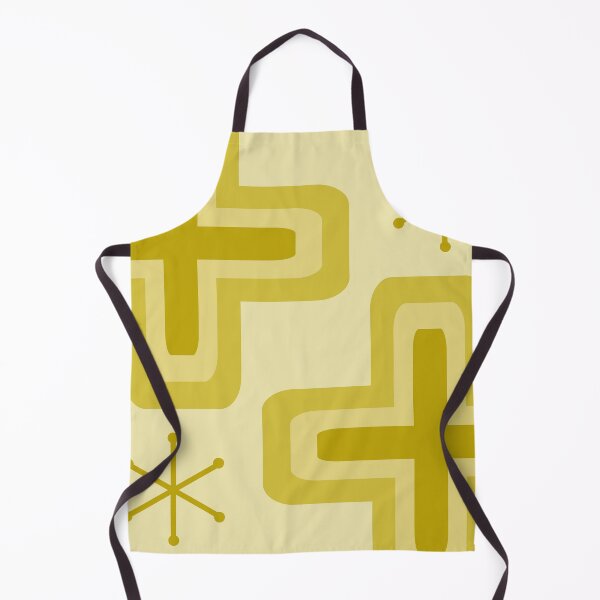 Item preview, Mid Century Modern Crosses Yellow designed and sold by thepixelgarden.