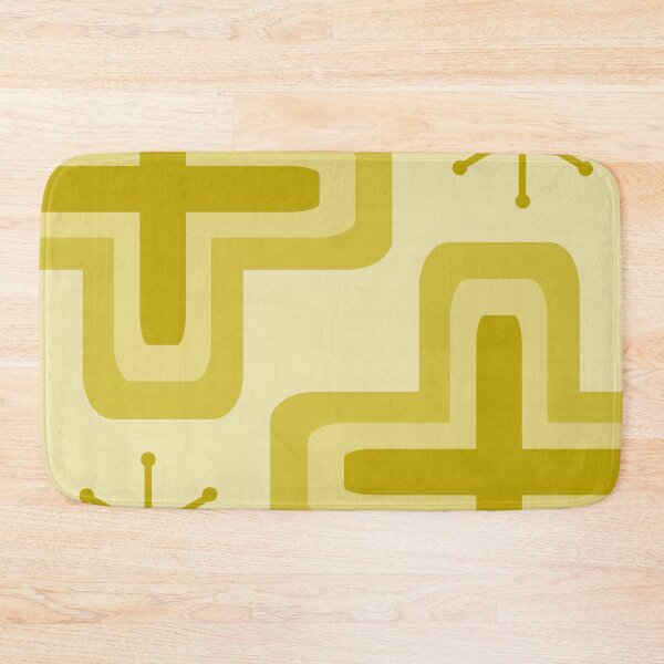 Item preview, Mid Century Modern Crosses Yellow designed and sold by thepixelgarden.