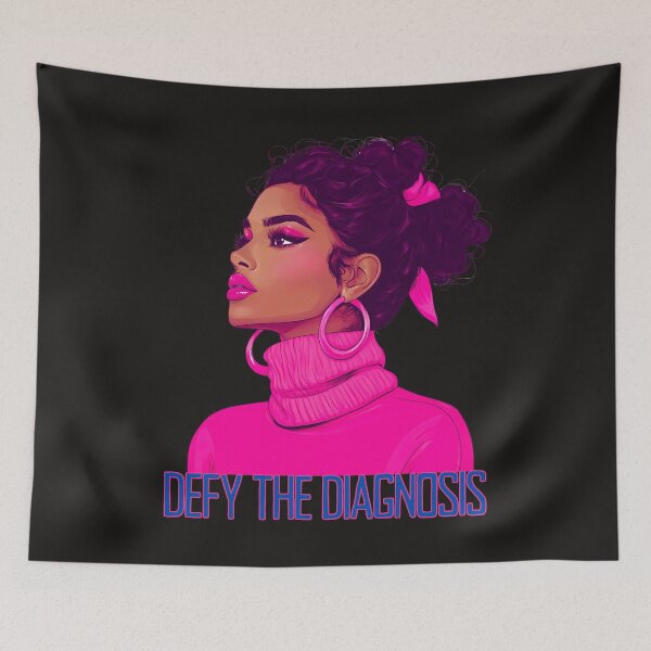 Item preview, Defy the Diagnosis: Hope, Resilience, and Strength in the Battle Against Breast Cancer designed and sold by elynne9.