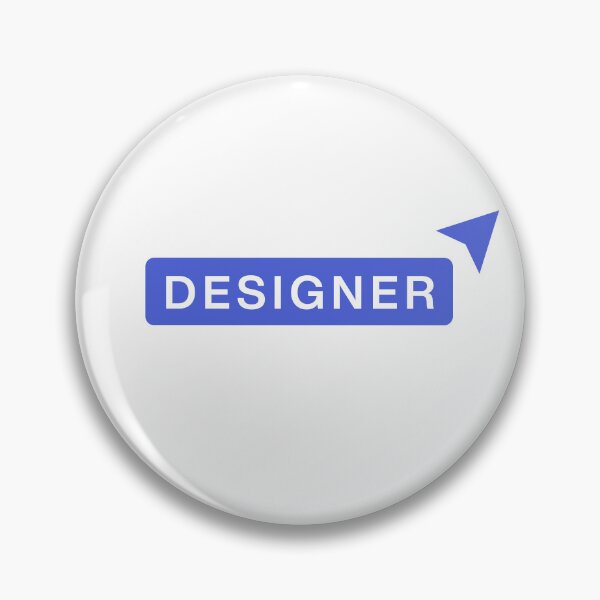 Item preview, designer (blue) - UX Designer | Product Designer | UI Designer Stickers designed and sold by PoshPixel.