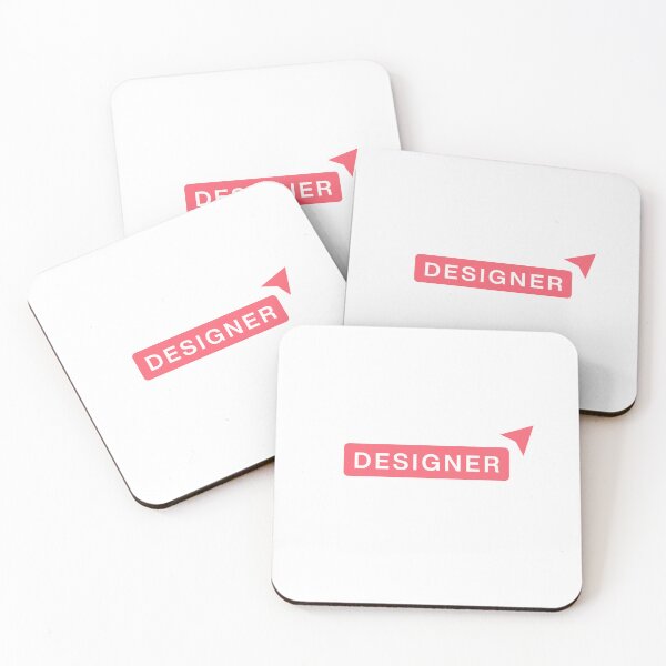 Item preview, designer (red) - UX Designer | Product Designer | UI Designer Stickers designed and sold by PoshPixel.