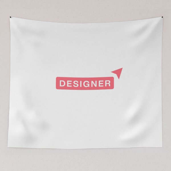Item preview, designer (red) - UX Designer | Product Designer | UI Designer Stickers designed and sold by PoshPixel.