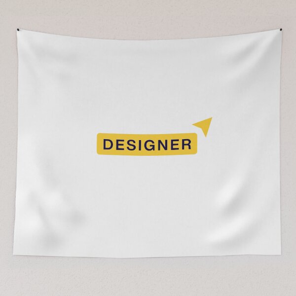 Item preview, designer (yellow) - UX Designer | Product Designer | UI Designer Stickers designed and sold by PoshPixel.